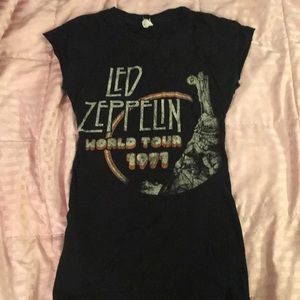 Upcycled Led Zeppelin Band Tee